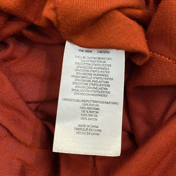 Anthropologie Tabitha Basket Weave‎ Dress Size 8 Brown Orange Sheath Sleeveless - Picture 4 of 9